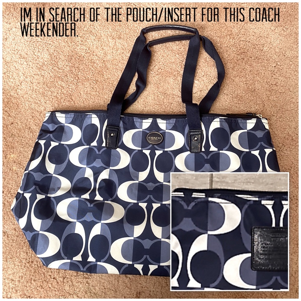 ISO coach weekender insert or snap pouch.